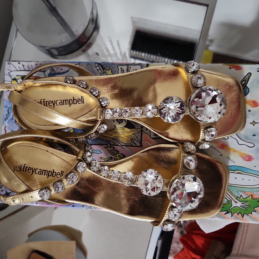 Worn once Sandals
